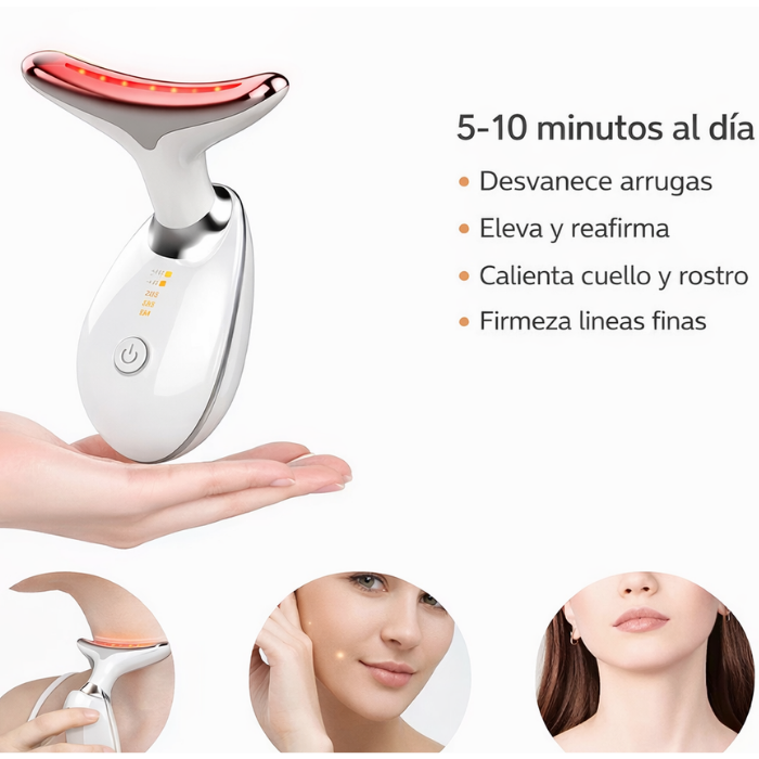 MASAJEADOR FACIAL REAFIRMANTE CON LED