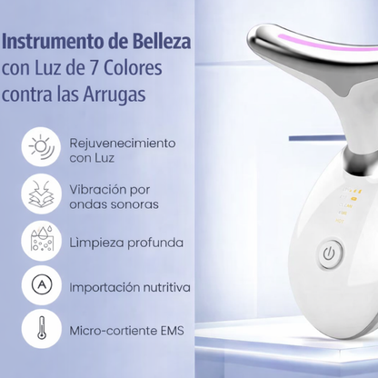 MASAJEADOR FACIAL REAFIRMANTE CON LED